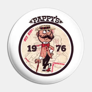 Pappy's Family Restaurant Baltimore Laurel Retro 70s 80s Pin