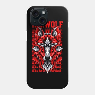 kc wolf mascot Phone Case