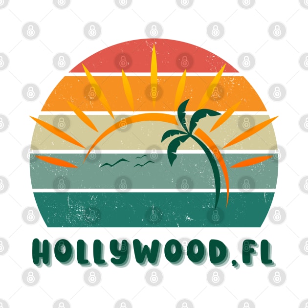 Hollywood Florida Vibe by TeeShop Designs