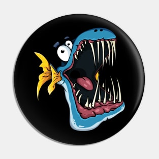 Crazy Funny Fish Pin