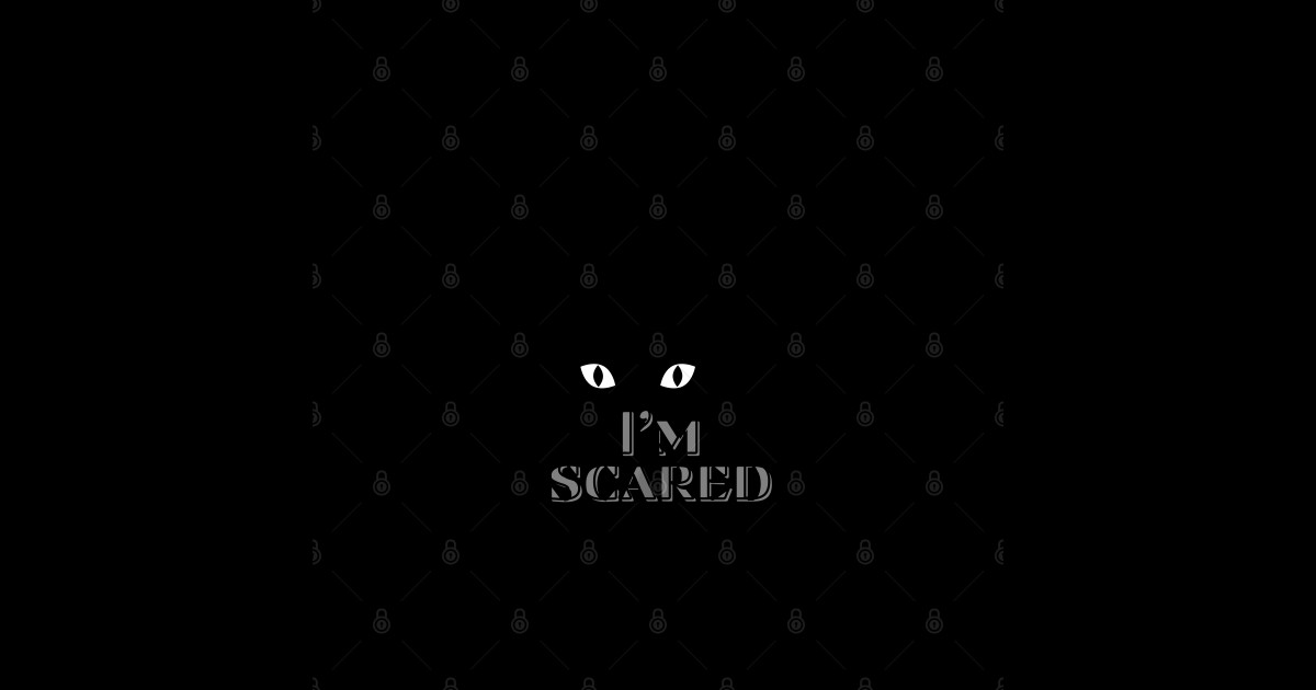 Scared cat - Cat Lover - Sticker | TeePublic