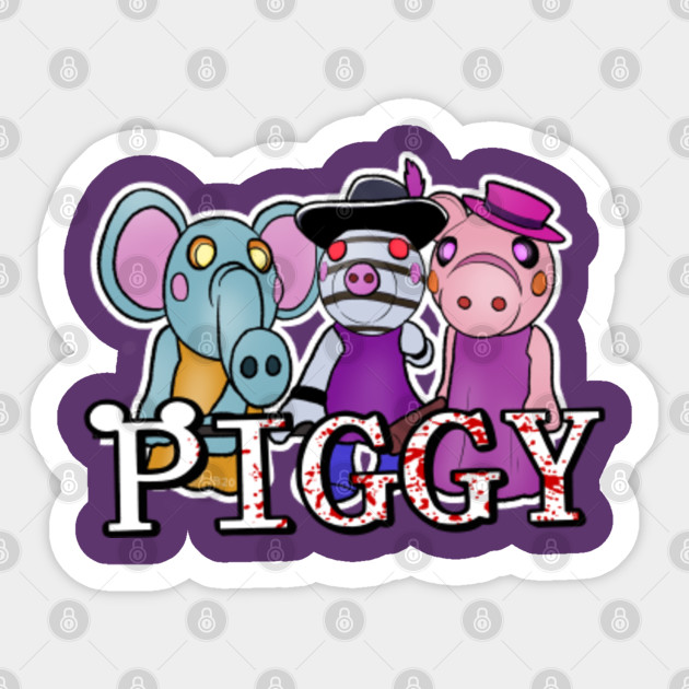 Piggy Bosses Piggy Roblox Sticker Teepublic - grandma zizzy piggy roblox