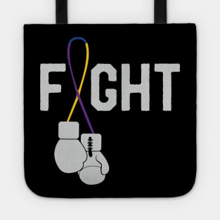 Fight Bladder Cancer Awareness Month Ribbon Walk Survivor Tote