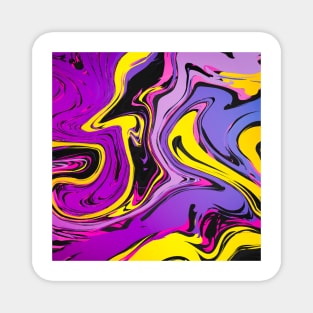 Primuem Colorful Marble Inkscape Magnet