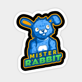 Mister Rabbit Design T-shirt Coffee Mug Apparel Notebook Sticker Gift Mobile Cover Magnet