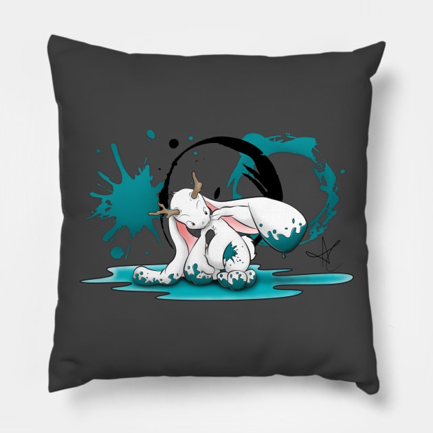 Jackalope Pillow by Block Blasters