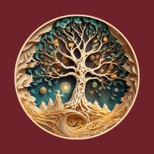 Tree of Life Spiritual Design T-Shirt