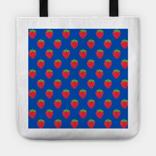 Wild Strawberries - Blue Tote