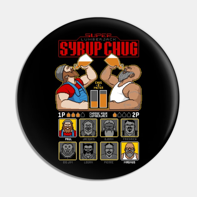 Super Lumberjack Syrup Chug Pin by tomburns