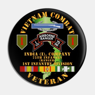 Vietnam Combat Vet - I Co 75th Infantry (Ranger) - 1st ID SSI Pin