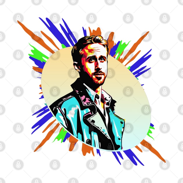 Ryan Gosling vector art fan works graphic design by ironpalette by ironpalette