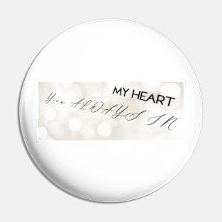 My heart Pin