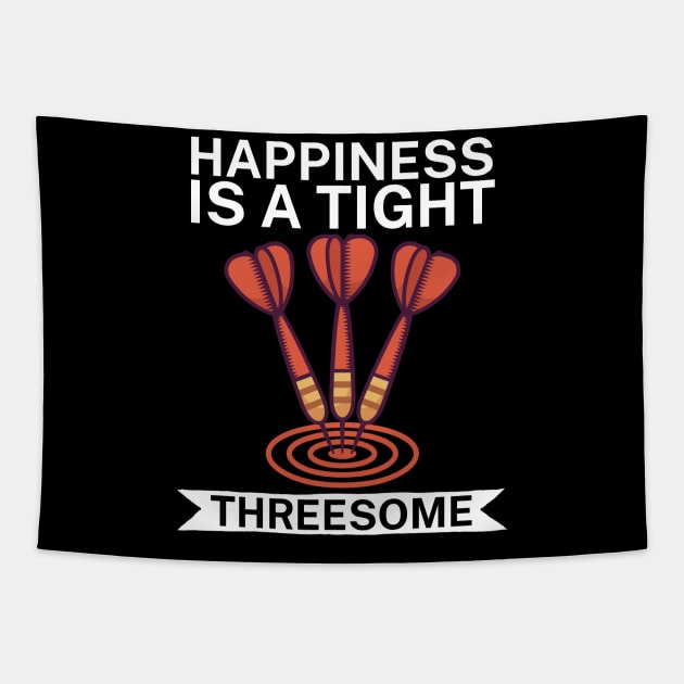 Happiness is a tight Threesome Tapestry by maxcode