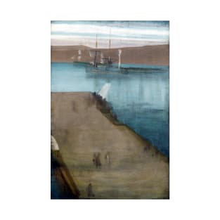 James McNeill Whistler Valparaiso Harbor T-Shirt