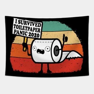 I Survived Toilet Paper Panic 2020 Tapestry