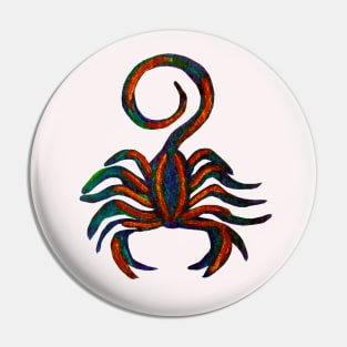 Scorpio Zodiac Sign Pin