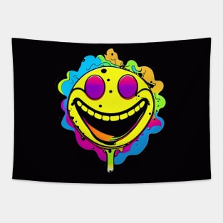 Psychedelic Acid Smiley #1 Tapestry