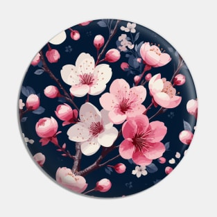 Cherry Flower Pin