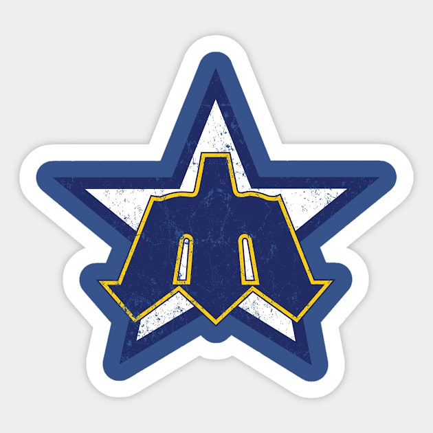 Seattle Mariners MLB Logo Sticker