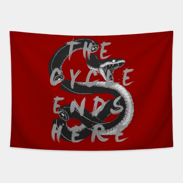 the cycle ends here Tapestry by remerasnerds