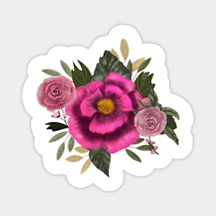 Spring Rose Magnet