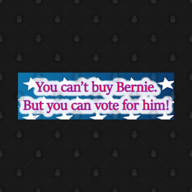 You Can't Buy Bernie (But You Can Vote For Him) 2016 by colormecolorado