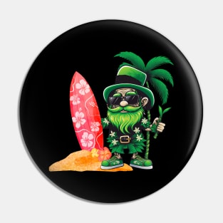 Leprechaun St Patricks Day Hawaiian Pin