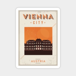 Vienna Poster Design Magnet