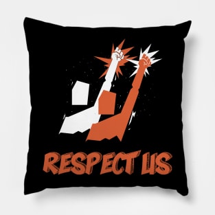 RESPECT US ✪ Black Lives MATTER Pillow