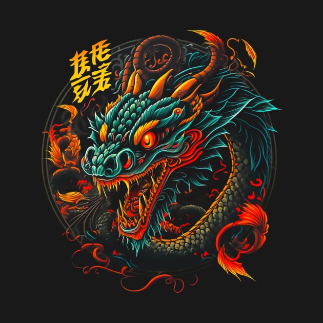 Dragon Zodiac by Artwork Simpson