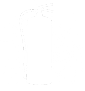 color fire extinguisher splat graffiti Design - white Magnet