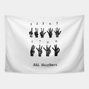 ASL sign Tapestry