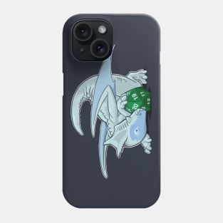 D20 White Dragon Phone Case