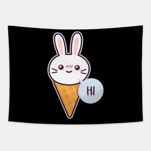 Kawaii Rabbit Tapestry