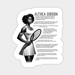 Althea Gibson Facts Magnet