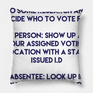 How to vote Pillow