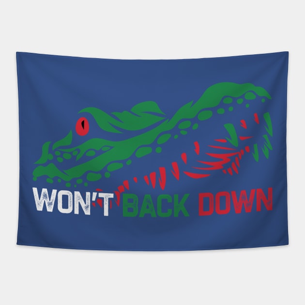 Florida Wont Back Down Tapestry by tiden.nyska