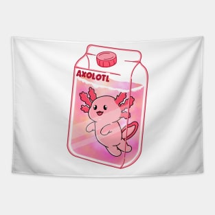 Axolotl Juice Box Tapestry