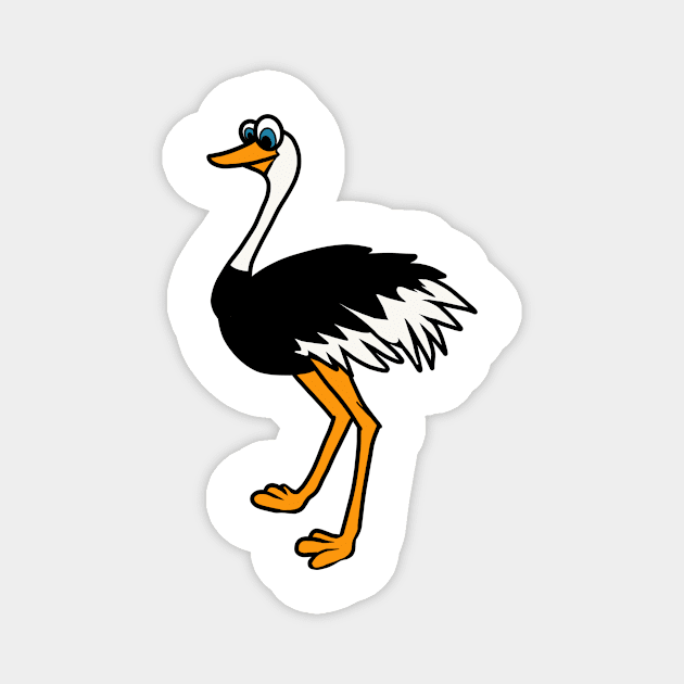 Ostrich Magnet by livania