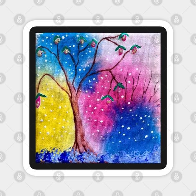 Magic Tree Magnet by FrancesArt