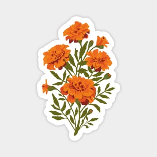 Marigold Flowers Magnet