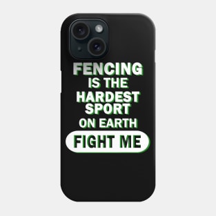 Men boys fencing epee fencing saber fencing Phone Case