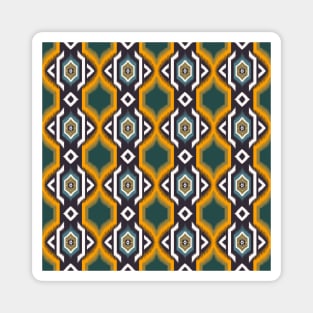 Vintage ikat tribal pattern Magnet