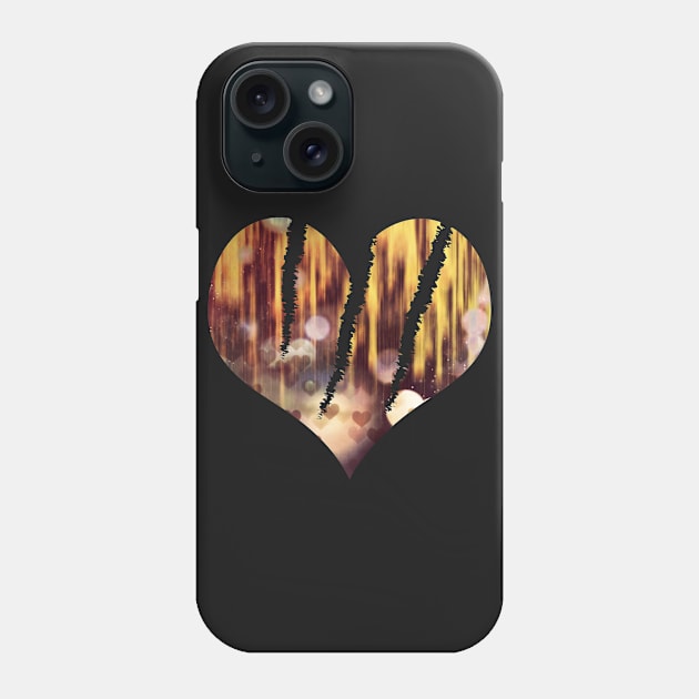 Scratch hart Phone Case by melcu