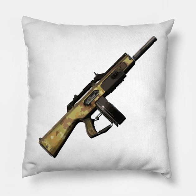 AA12 Shotgun Pillow by TortillaChief