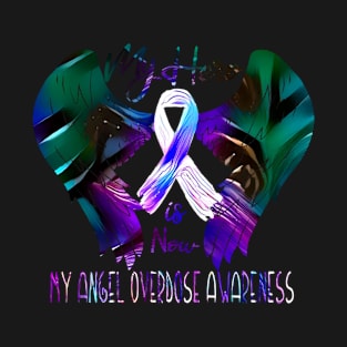 My Hero is Now My Angel Overdose Awareness T-Shirt