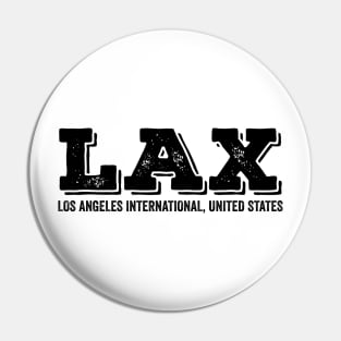 LAX Los Angeles International US Airport Code Pin