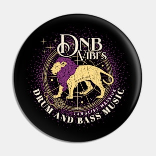 DNB - Leo Lion Vibes (maroon/tan) Pin