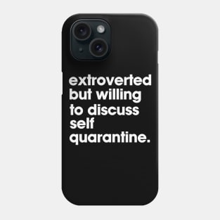 funny quarantine Phone Case