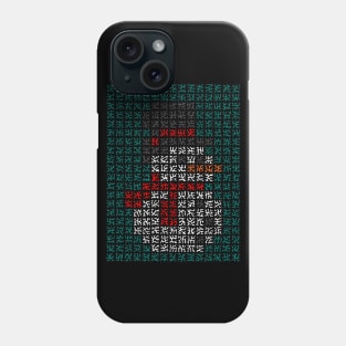 Pixelated Snowman Phone Case